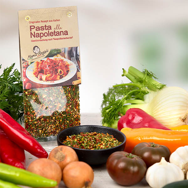 Scharfe italienische Gewürzmischung für Pasta alla Napoletana 60g ...
