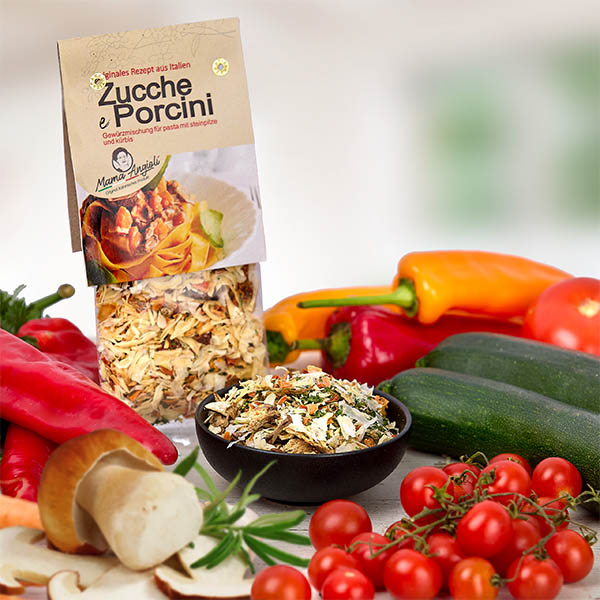 Gewürzmischung für Pasta mit Steinpilze und Kürbis 60g - Mama Angioli