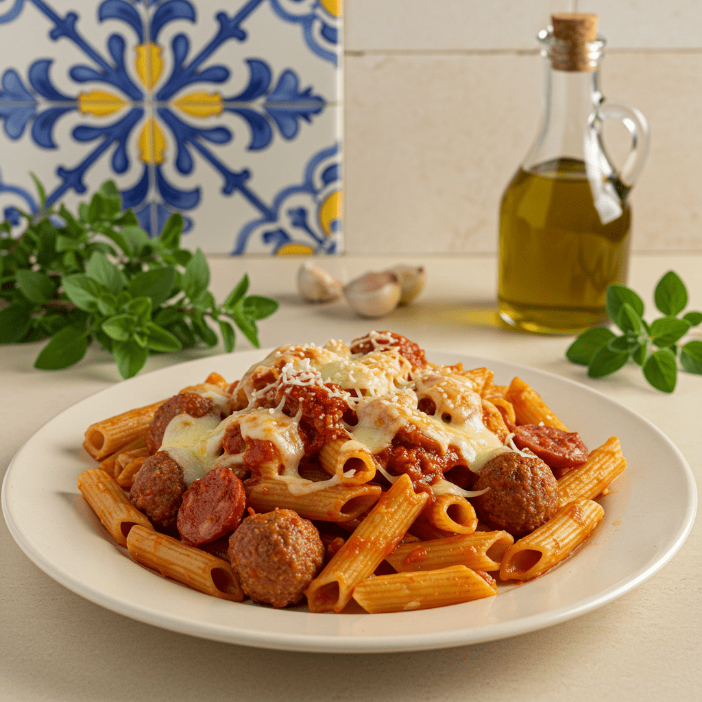 Pasta al Forno Rezept Mama Angioli
