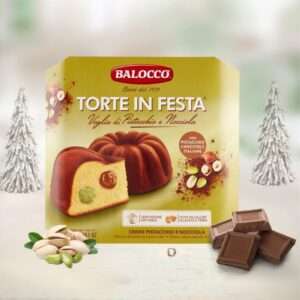 Balocco- Torte in Festa, Festtagskuchen Pistazie-Nusscreme 400g